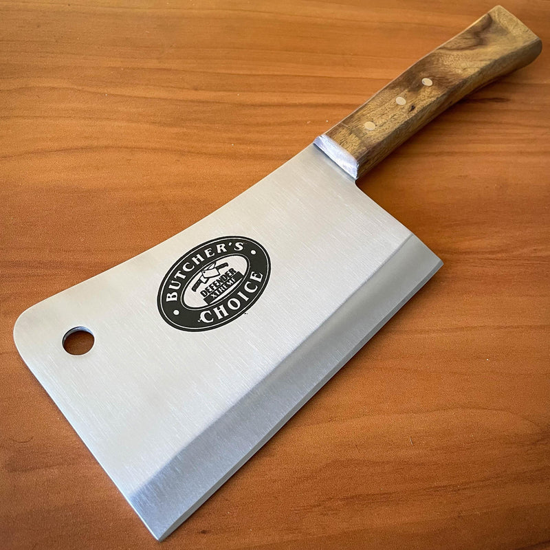 12.5" Butcher Knife Handmade Kitchen Chef Knives Carbon Steel Butcher Cleaver - BLADE ADDICT