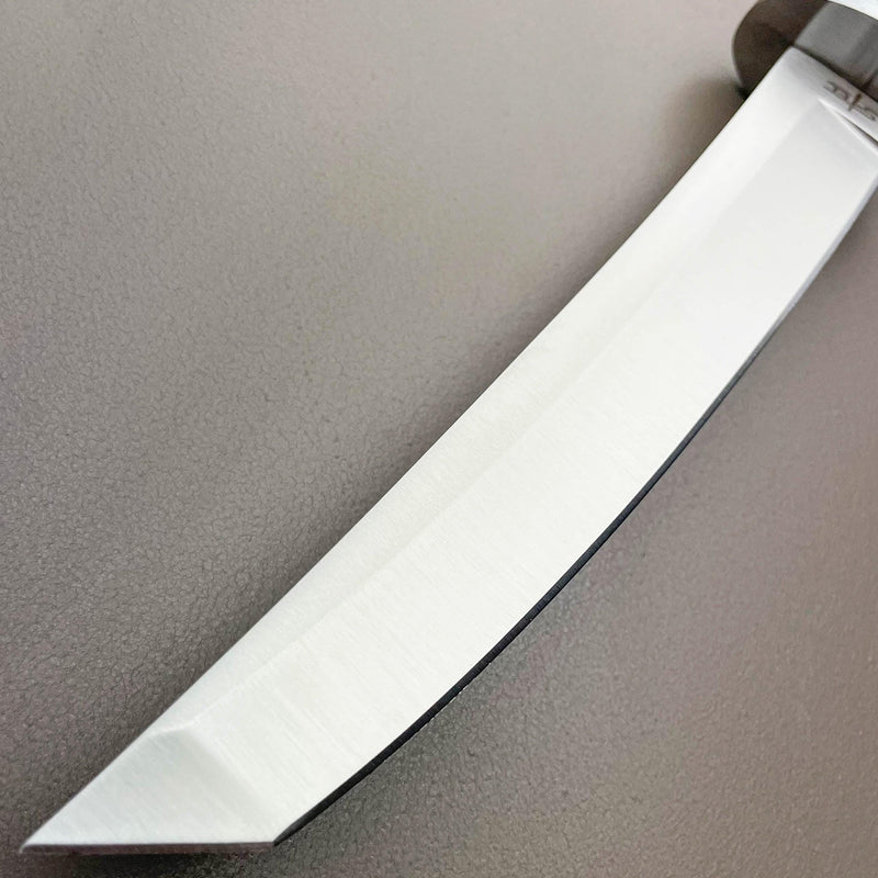 12.5" Tactical Samurai Katana Style Dragon Tanto Fixed Blade Dagger Ninja Knife - BLADE ADDICT