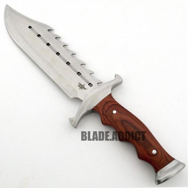 15" Fantasy Dagger Fixed Blade Machete Hunting Combat Tactical Knife Bowie - BLADE ADDICT