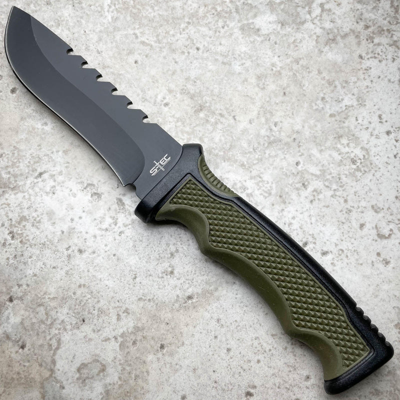 9" Military Tactical Combat Hunting Fixed Blade Survival Camping Outdoor Knife A - BLADE ADDICT