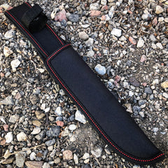 Survival Hunting Camping Fixed Blade Full Tang Bowie Rambo Knife w/ Wood Handle - BLADE ADDICT