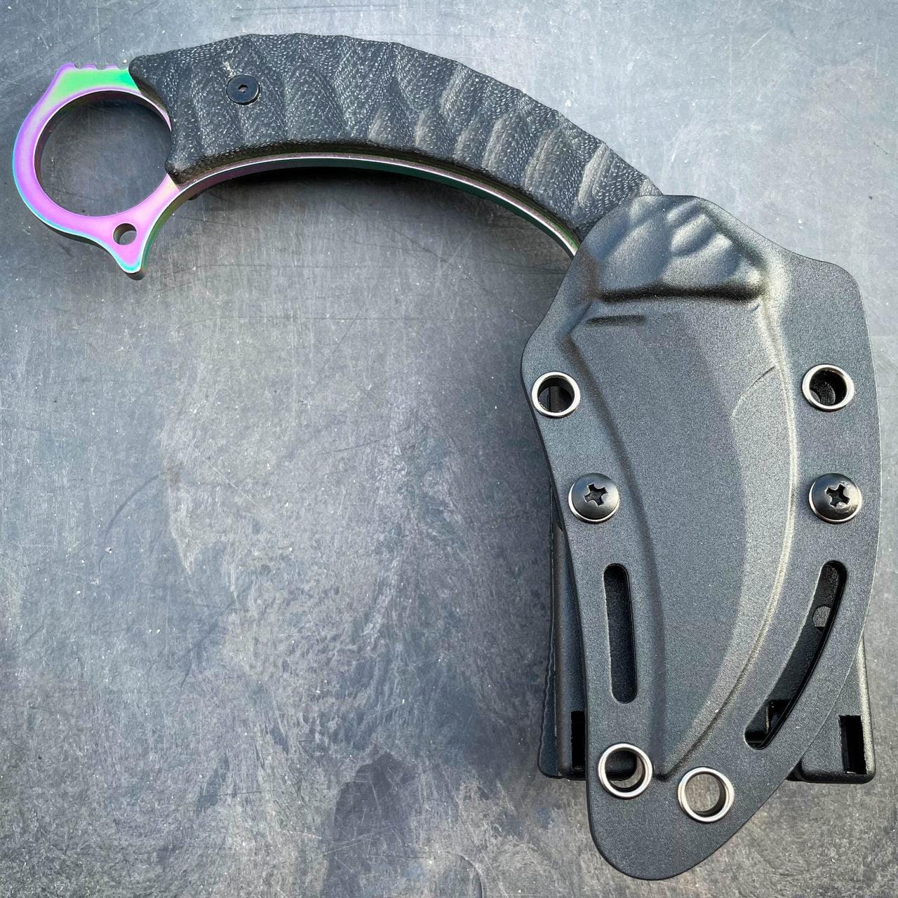  Karambit Knife with Sheath – Small Fixed Blade Knives