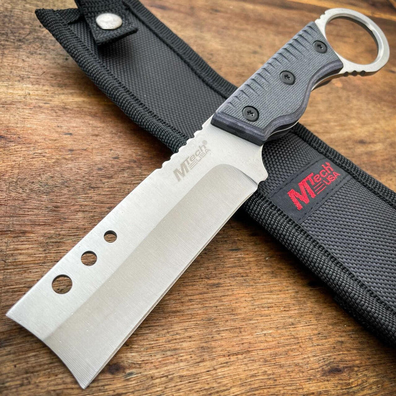 8" Razor Cleaver Fixed Blade - BLADE ADDICT