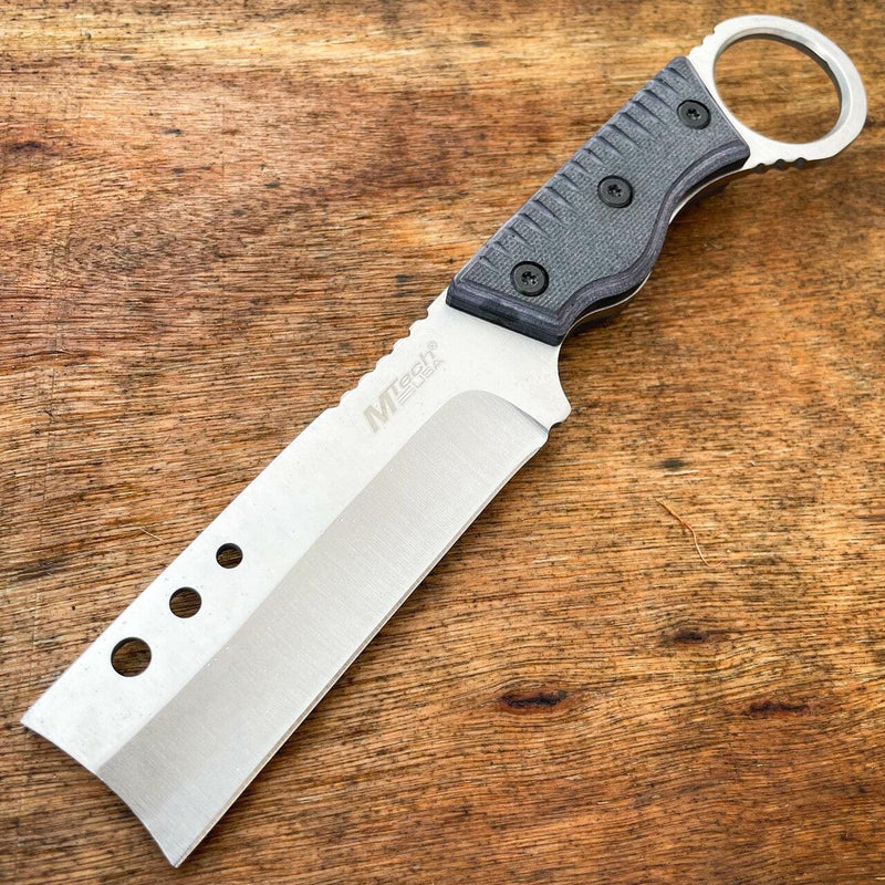 8" Razor Cleaver Fixed Blade - BLADE ADDICT