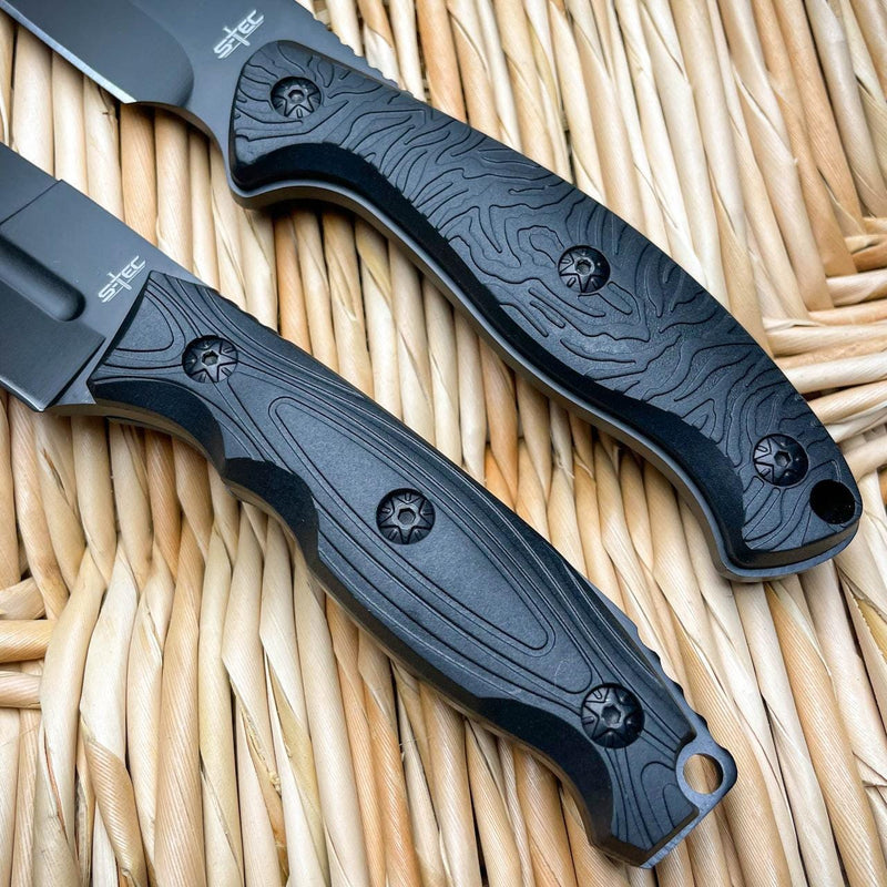 9" Military Camping Survival Hunting Fixed Blade Rambo Combat Knife w/ Sheath - BLADE ADDICT