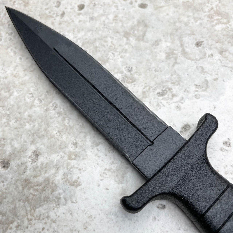9" TACTICAL COMBAT BOOT KNIFE Survival Hunting MILITARY Fixed Blade - BLADE ADDICT