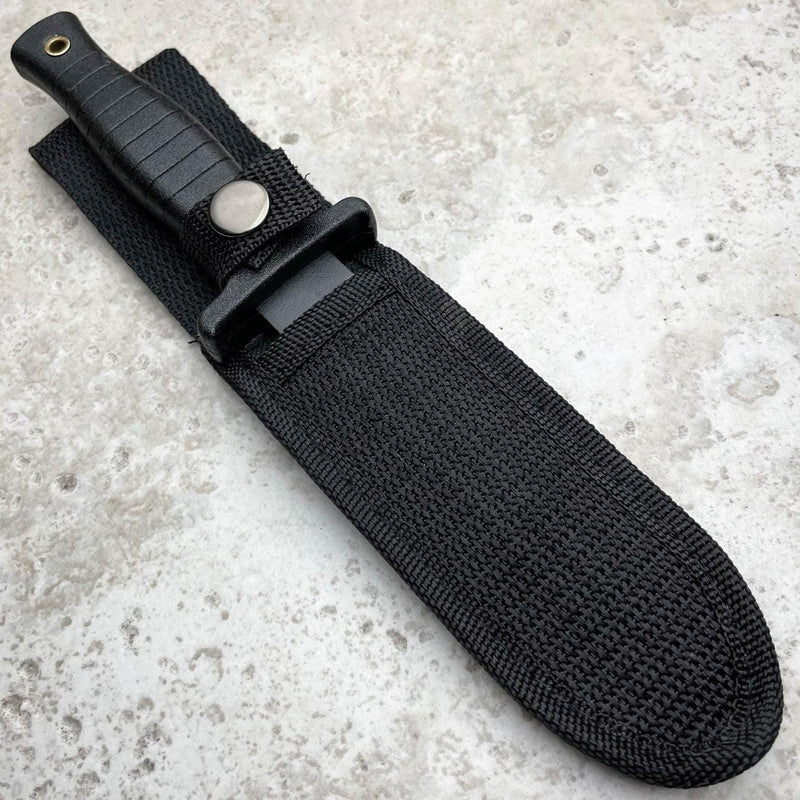 9" TACTICAL COMBAT BOOT KNIFE Survival Hunting MILITARY Fixed Blade - BLADE ADDICT