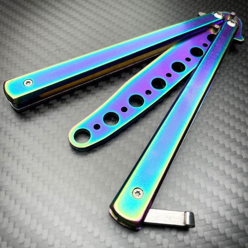 Balisong Buttery Knife Trainer Dull Blade - BLADE ADDICT