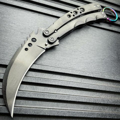 CSGO Karambit Balisong (Limited Edition) Black - BLADE ADDICT