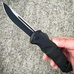 Escape Rescue OTF Knife Black - BLADE ADDICT