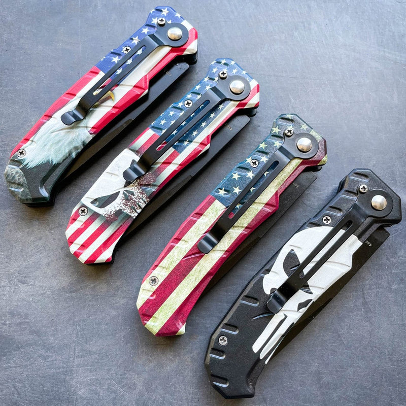 Everyday Carry Clip Point Auto Switch Blade - BLADE ADDICT