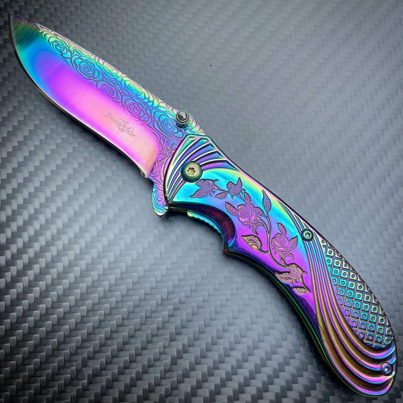 Standard Rainbow Knife  Safety Knives Collection for Women – Blades For  Babes