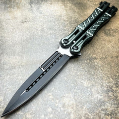 Prospect Balisong Butterfly Knife Grey - BLADE ADDICT