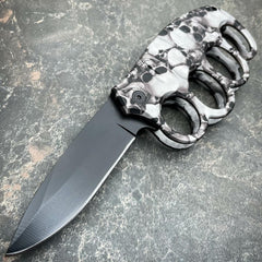 Liberator Skull Camo Knuckle Knife - BLADE ADDICT