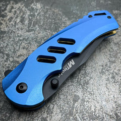 M-TECH Blue Camping Pocket Knife - BLADE ADDICT