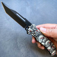 Everyday Cary Tanto Switch Blade Skull Camo - BLADE ADDICT