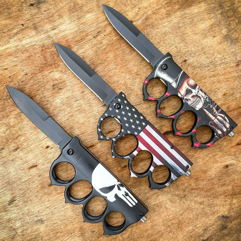 Tactical Trench Assisted Knife - BLADE ADDICT