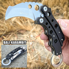 The Predator Karambit Balisong Butterfly Knife - BLADE ADDICT