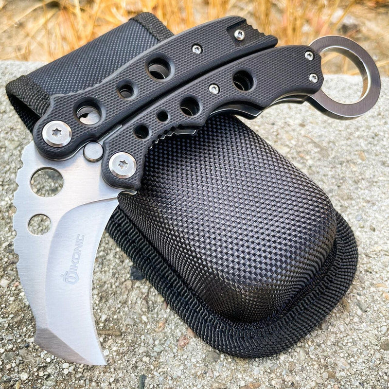 The Predator Karambit Balisong Butterfly Knife - BLADE ADDICT