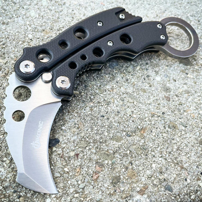 The Predator Karambit Balisong Butterfly Knife - BLADE ADDICT