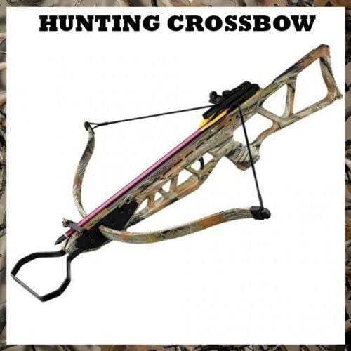 120 LB ARCHERY HUNTING Gun CAMO PISTOL CROSSBOW W/ ARROWS BOLTS