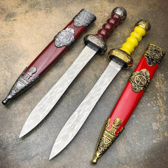 Roman Gladius Sword Dagger Gladiator Medieval Renaissance Knife - BLADE ADDICT