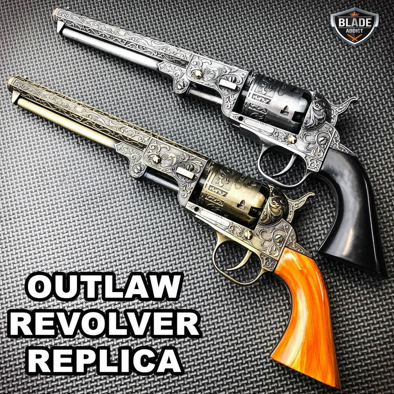 Outlaw Revolver Replica w Stand - BLADE ADDICT