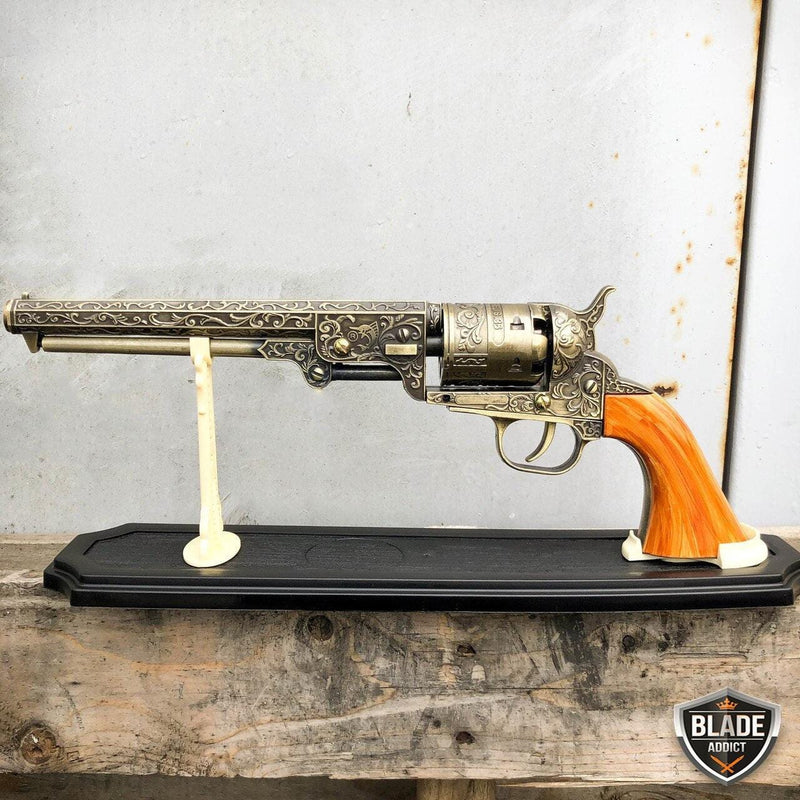 Outlaw Revolver Replica w Stand - BLADE ADDICT