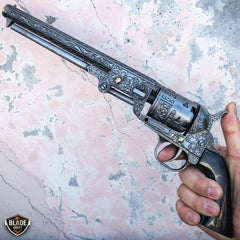 Outlaw Revolver Replica w Stand - BLADE ADDICT