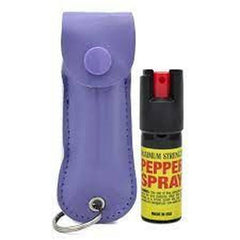 Self Defense Pepper Spray - 1/2 oz Compact Size Maximum Strength Police Grade Formula Best Self Defense Tool Purple - BLADE ADDICT