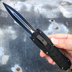 Everyday Carry Combat OTF Knives Black - BLADE ADDICT