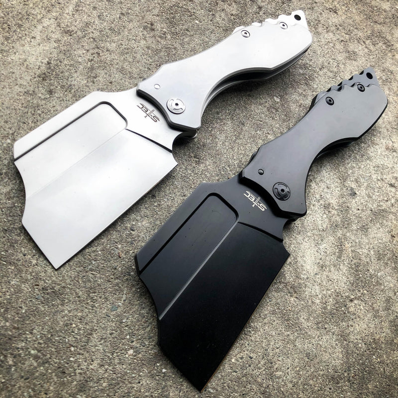 Giant Broad Head "HULK" Folding Cleaver - BLADE ADDICT