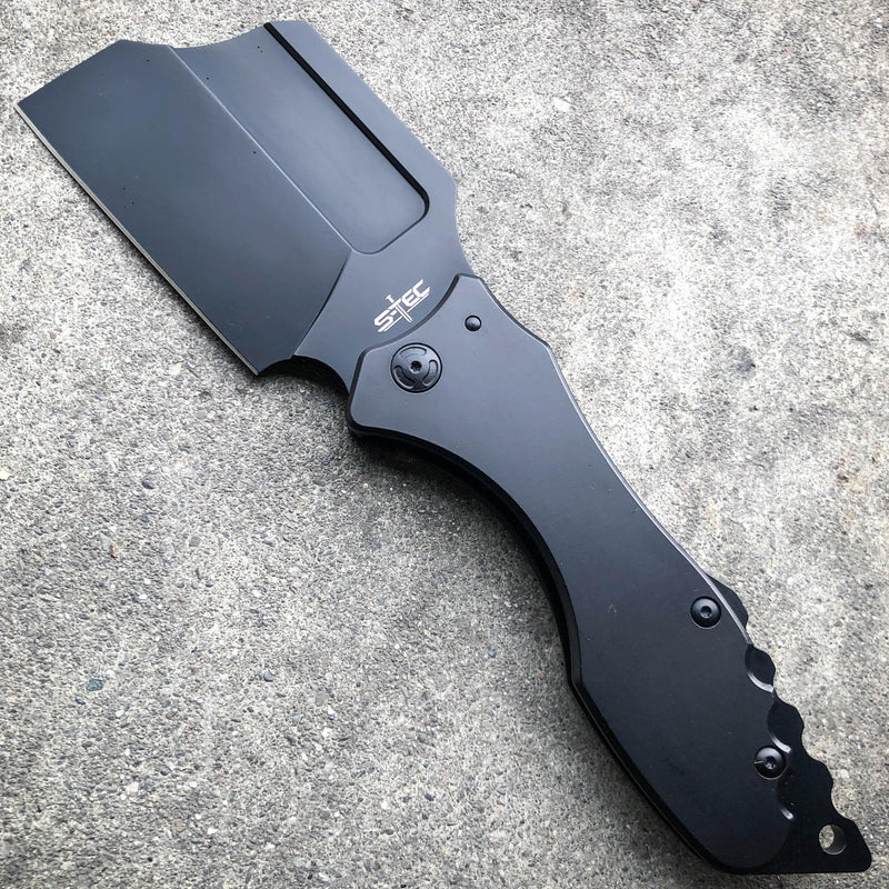 Giant Broad Head "HULK" Folding Cleaver - BLADE ADDICT