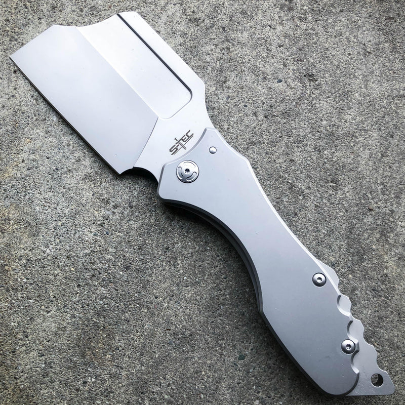 Giant Broad Head "HULK" Folding Cleaver - BLADE ADDICT