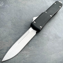 Rampage GHOST OTF Silver - Clip Point Blade - BLADE ADDICT