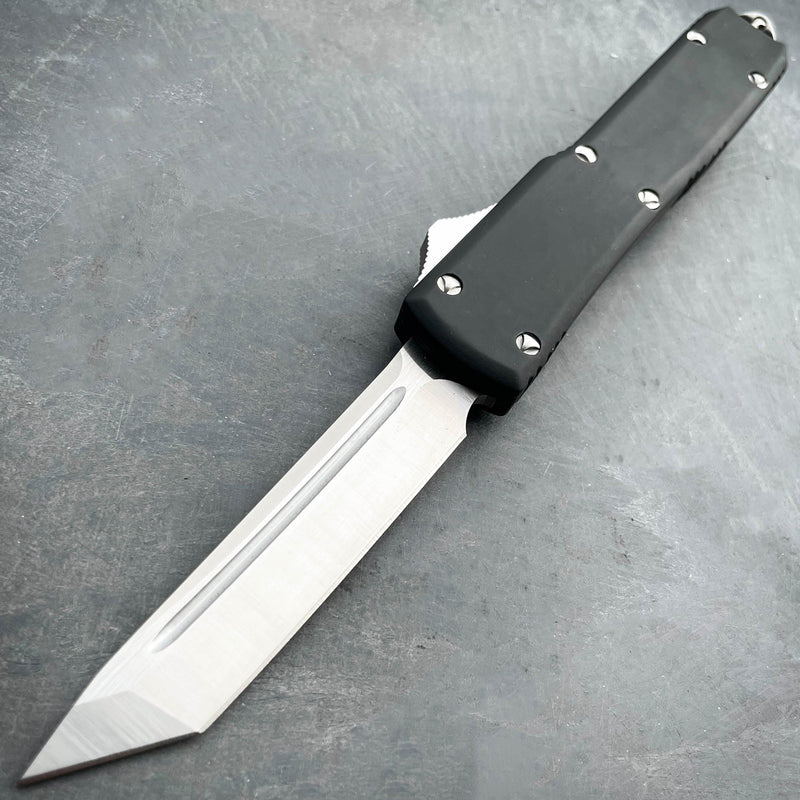 Rampage GHOST OTF Silver - Tanto Blade - BLADE ADDICT