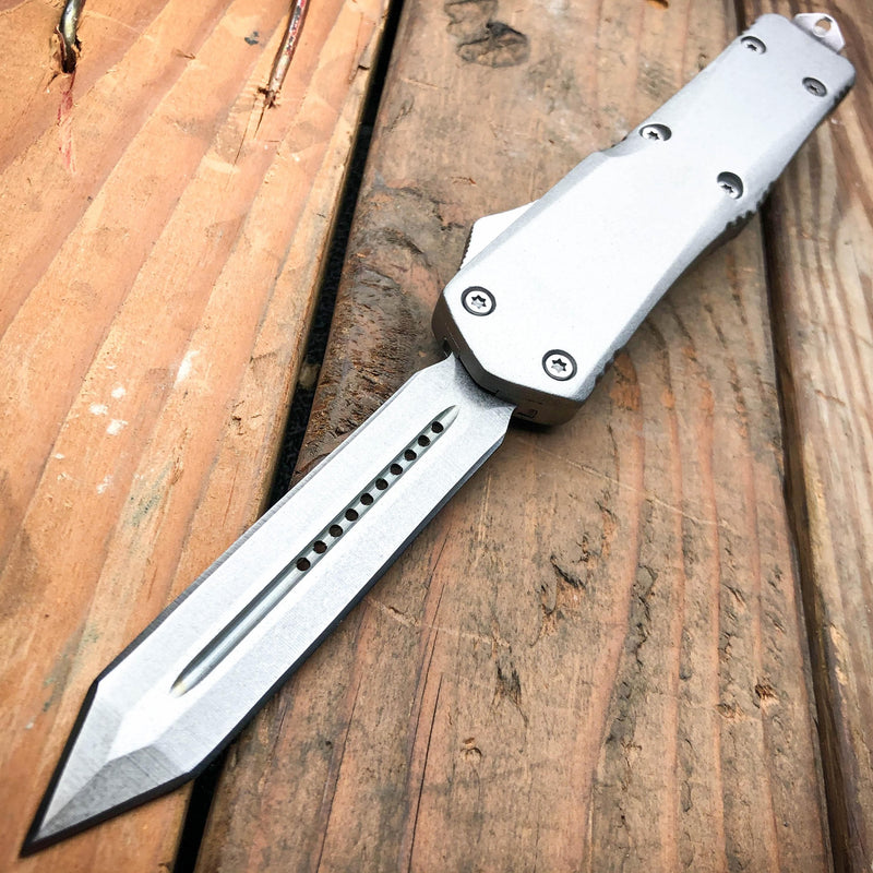 Tanto Spear Head OTF Silver - BLADE ADDICT