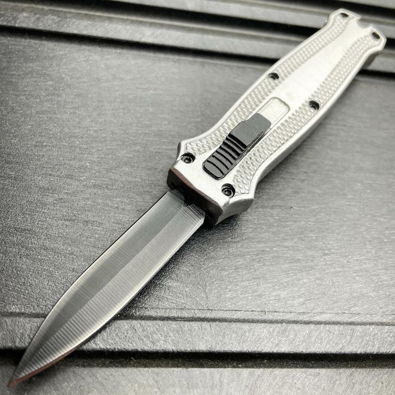 The Wicked Mini OTF Silver - BLADE ADDICT