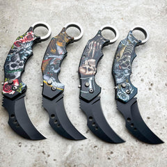 Skeleton Auto Karambit - BLADE ADDICT