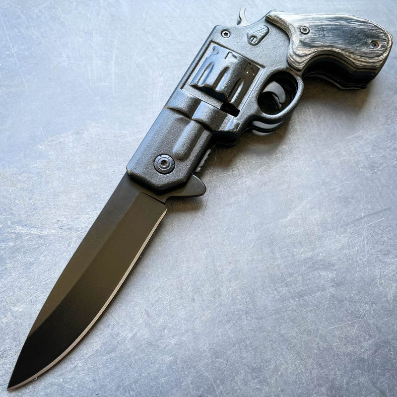 Revolver Spring Assisted Pocket Knife - BLADE ADDICT