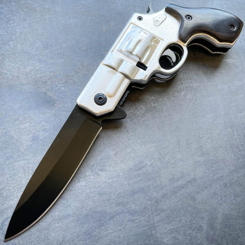 Revolver Spring Assisted Pocket Knife - BLADE ADDICT