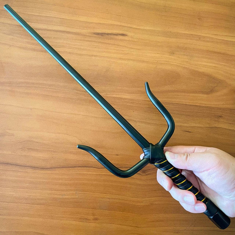 2PCS 18" Japanese Oni Ninja Metal Martial Arts Octagon Sai Set Cosplay Xmas Gift - BLADE ADDICT