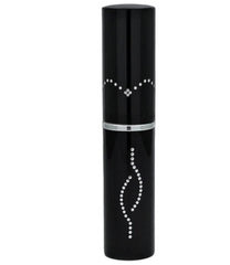 300 Million Volt Lipstick Stun Gun w/ LED Rechargeable Flashlight NEW Black - BLADE ADDICT