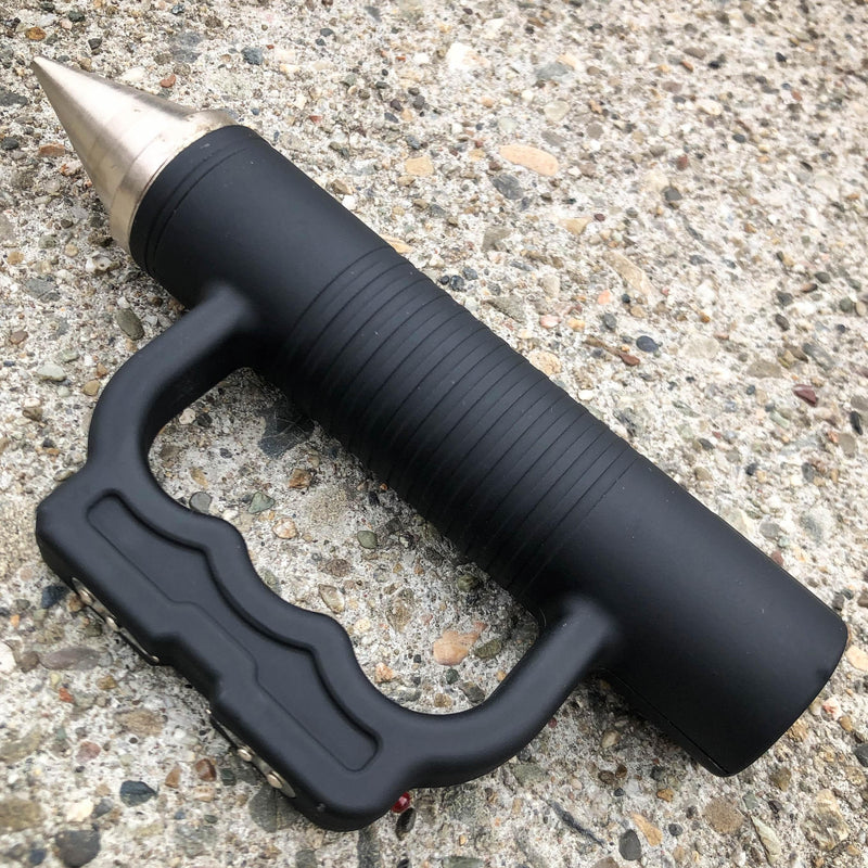 Defender Knuckle Buster Stun Gun w/ Kubaton - BLADE ADDICT