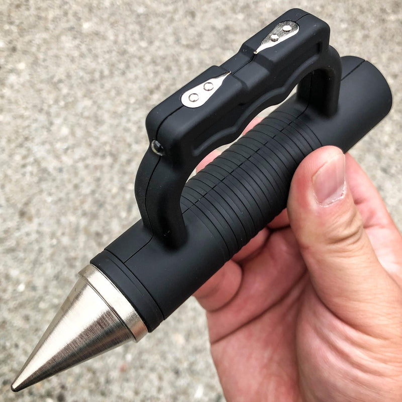 Defender Knuckle Buster Stun Gun w/ Kubaton - BLADE ADDICT