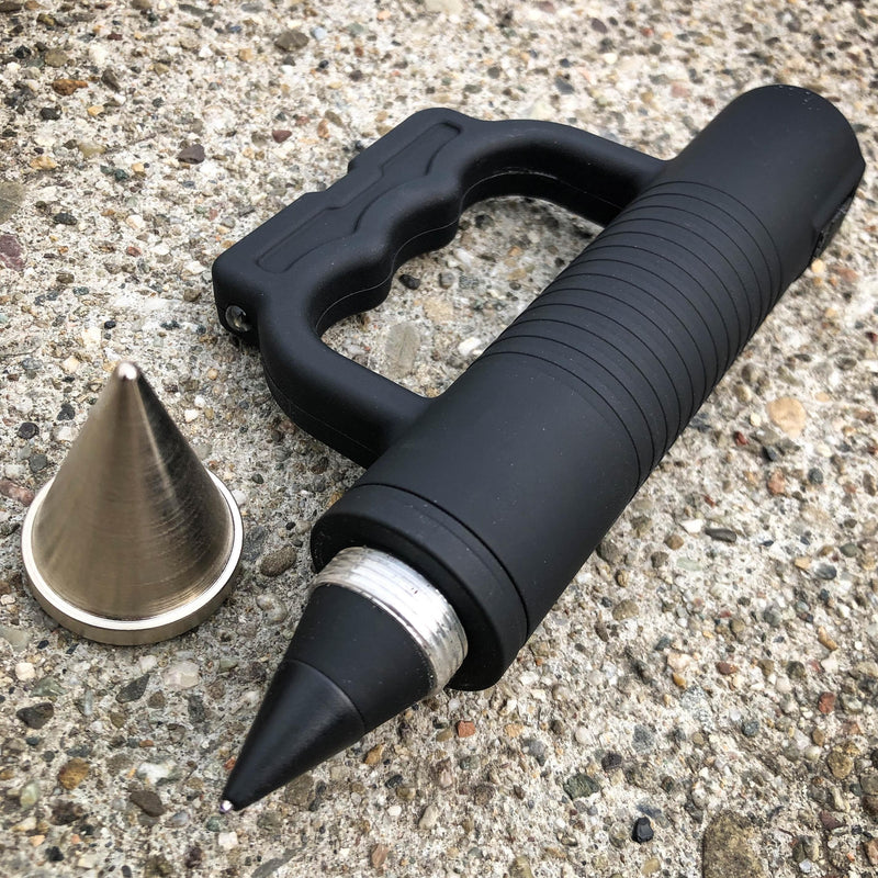 Defender Knuckle Buster Stun Gun w/ Kubaton - BLADE ADDICT