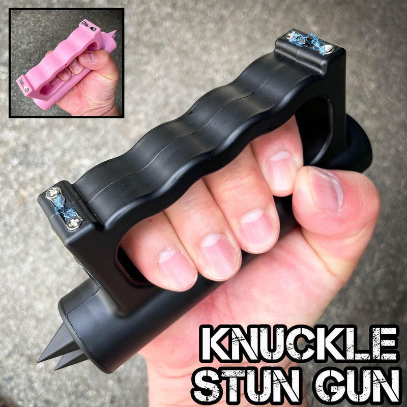 Double Down 23,000,000 Knuckle Stun Gun w/ Light - BLADE ADDICT