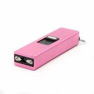 Mini Self Defense Stun Gun Flashlight For Your Key Chain Pink - BLADE ADDICT