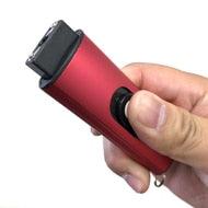 Mini USB Tactical Flashlight Stun Gun Keychain Red - BLADE ADDICT