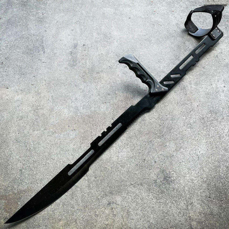 2 PACK COMBO 27.5" LARGE BLOOD RAYNE NINJA VAMPIRE MACHETE SWORD BLADE KNIFE - BLADE ADDICT